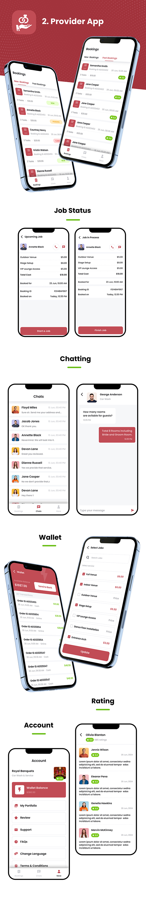 4 App Template | Wedding Planning & Vendor Booking App | Event Marketplace App | IONIC | DeliWed