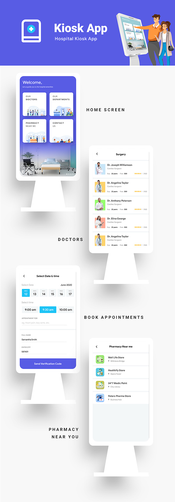 Aplikasi Pemesanan Janji Dokter 9 in1 | Templat Aplikasi Android + iOS | IONIC 6 Doctopro - 15