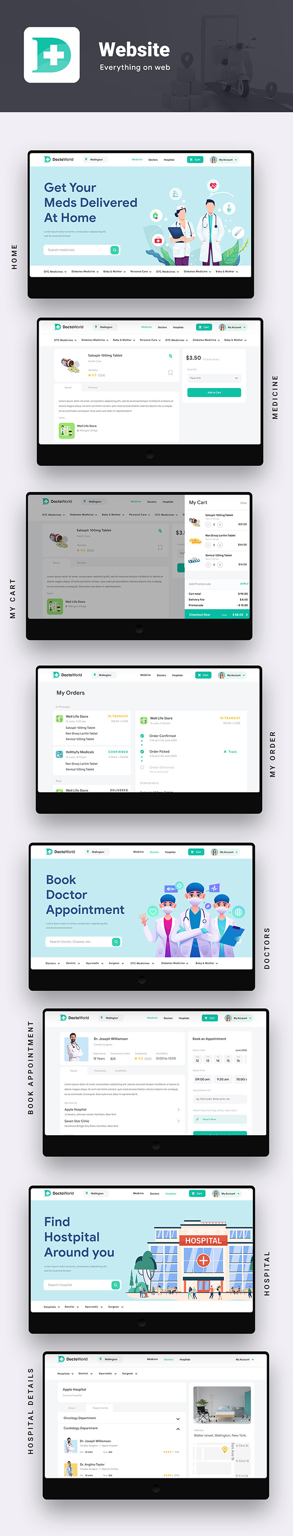 13 App Template| Doctor Appointment Booking App| Nearby Doctor App| Medicine Delivery App| Doctozone - 18