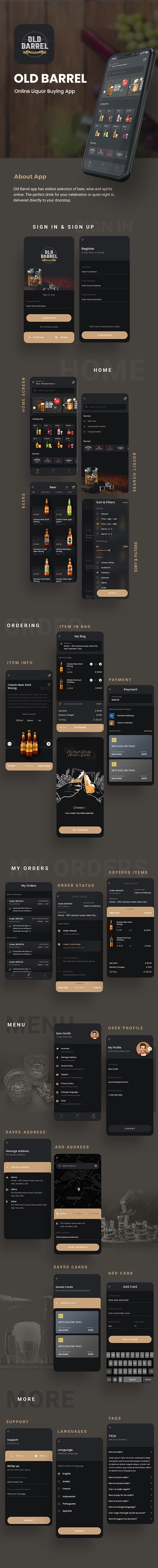 Online Liquor Buying Android App + iOS App Template | IONIC 5 | OLD BARREL - 4