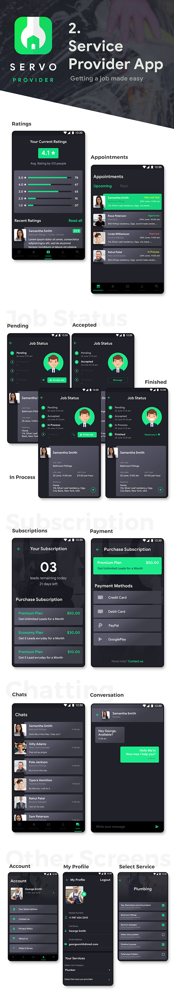 COMPLETE APP | Home Services Booking Full Application | Service Provider Finder App | Servo