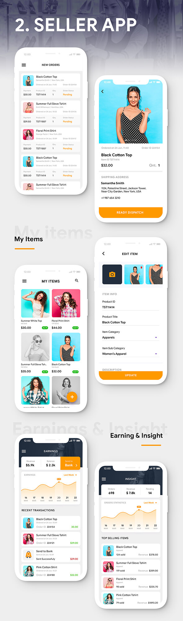 NEW eCommerce Flutter App Template | 3 Apps | User App + Vendor App + Delivery App | ShopCart - 4