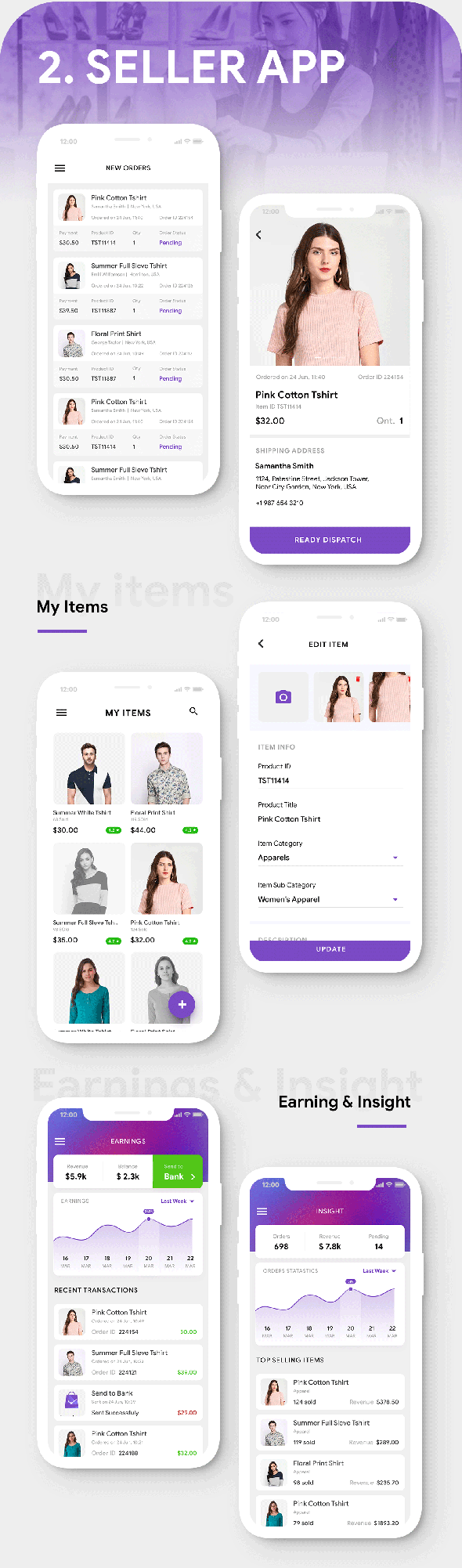 6 App Template| Multi Vendor eCommerce App| Online Shopping App| eCommerce Delivery App | ShopHour - 7